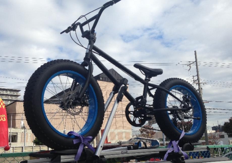 高津氏の自転車